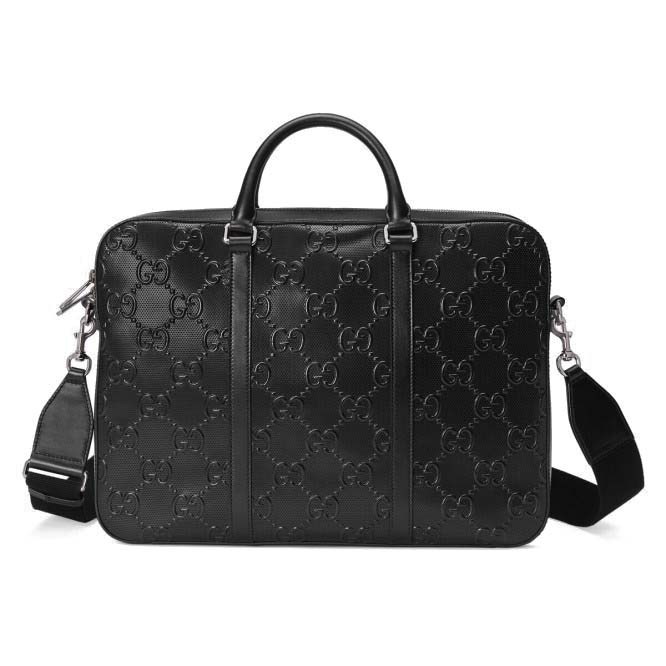 GUCCI GG EMBOSSED BRIEFCASE 658573  (40*29*6cm)